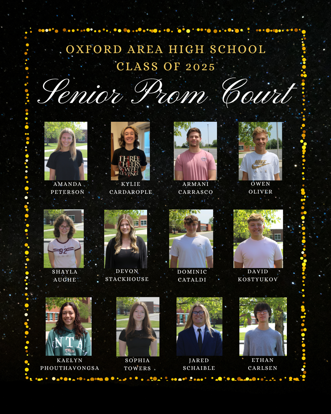 Senior Prom Court